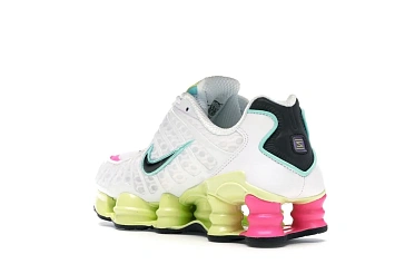 Nike Shox TL White Multi-Color  - 5